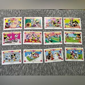 Vintage Minnie and Me Disney Trading Cards - Bundle of 12